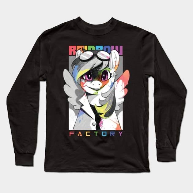 Rainbow Factory Long Sleeve T-Shirt by Agni